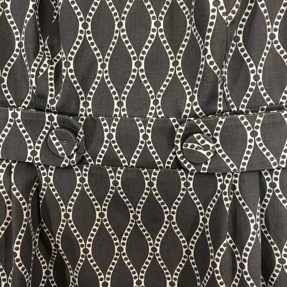 RB Collection NY Grey White Sleeveless Dress - Picture 3 of 6