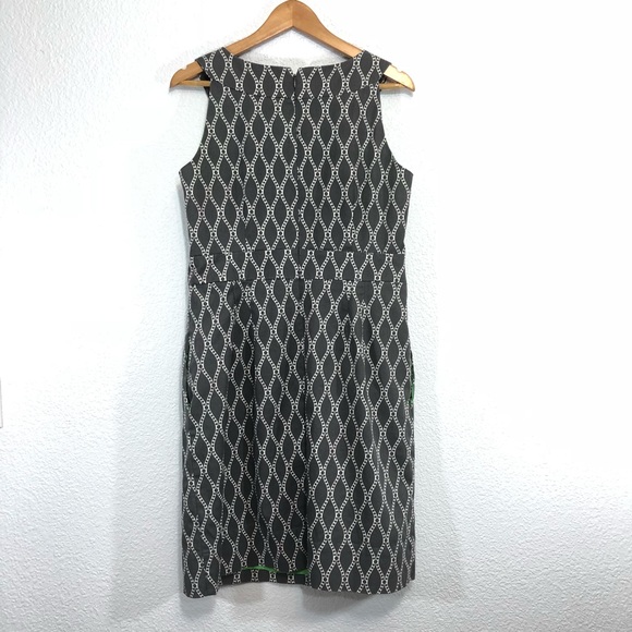 RB Collection NY Grey White Sleeveless Dress - Picture 4 of 6