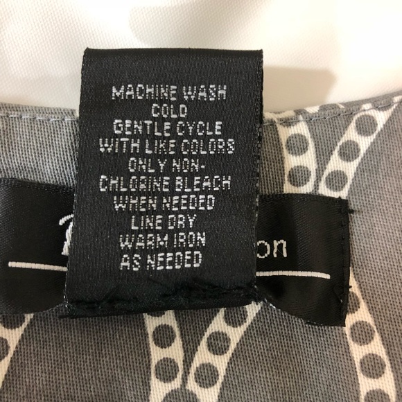 RB Collection NY Grey White Sleeveless Dress - Picture 6 of 6