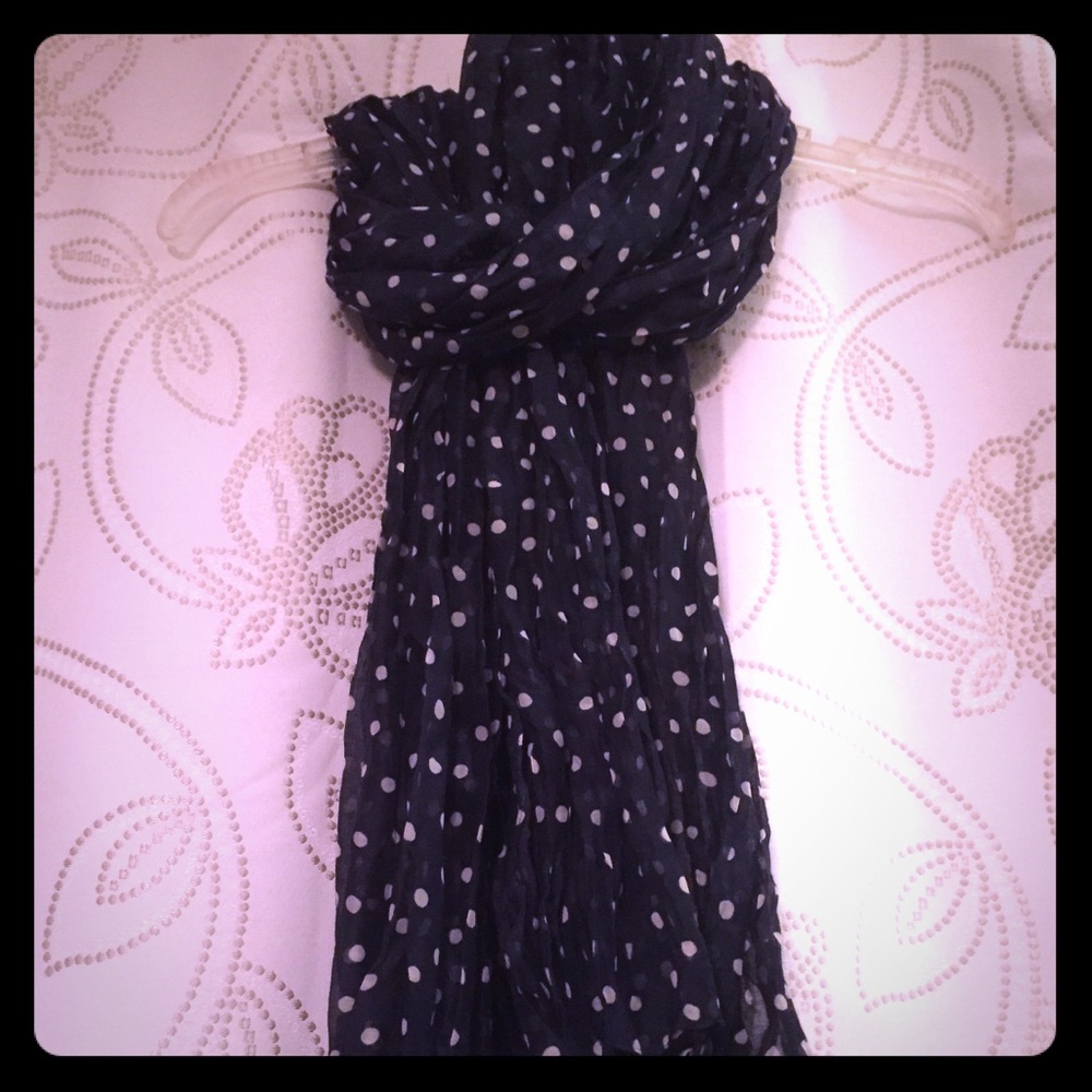 Polka dot scarf
