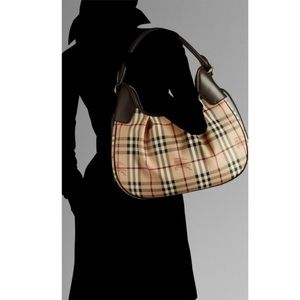 🔥SALE🔥Burberry Hobo Haymarket Bag