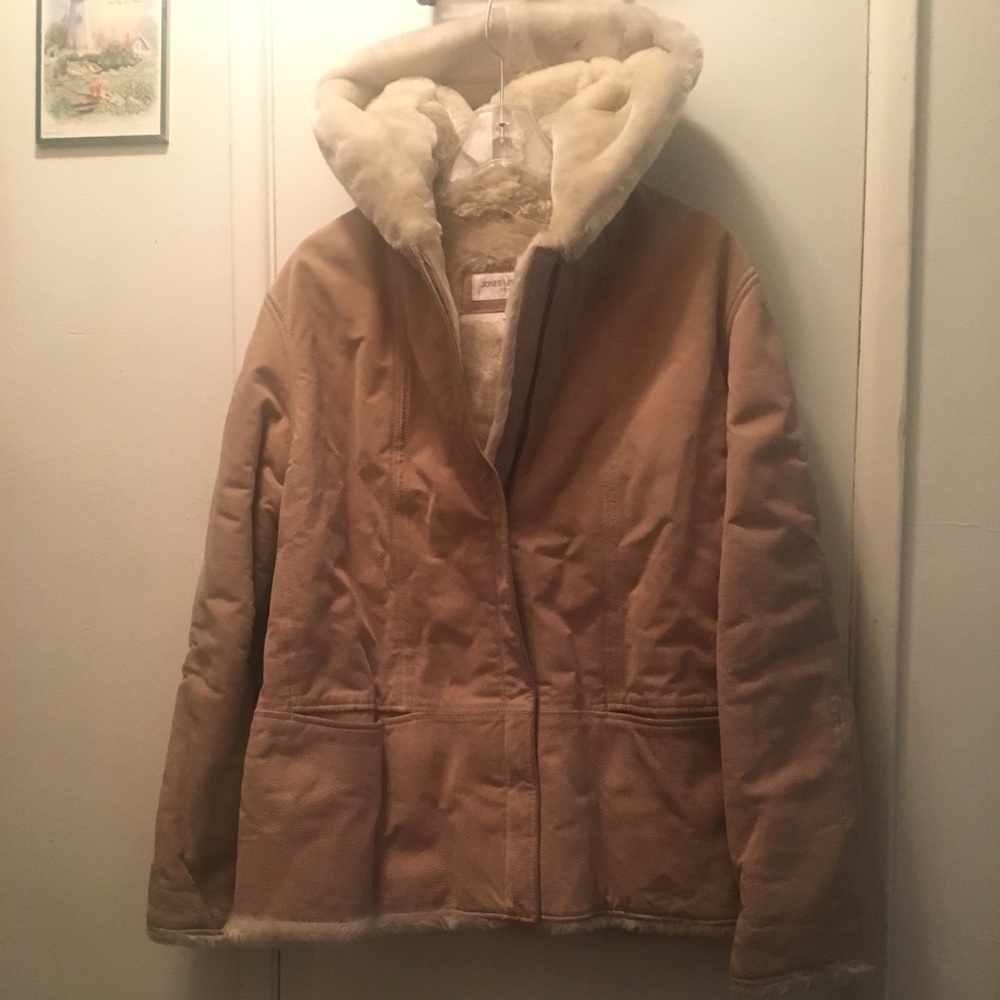 Jones New York Suede Coat