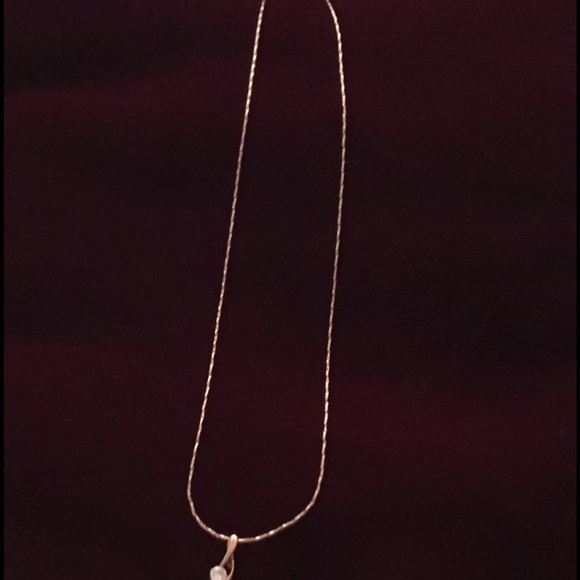 18k rose gold plated necklace - Picture 2 of 3