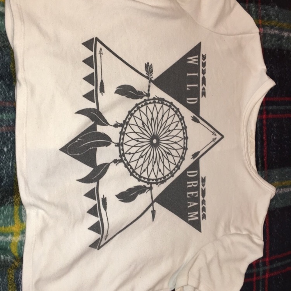 White crop top