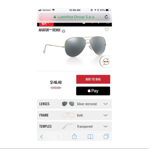 Authentic Aviator Ray Bans SOLD - Picture 8 of 8