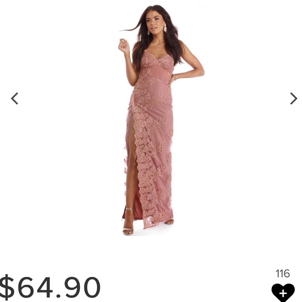 Long lace dress