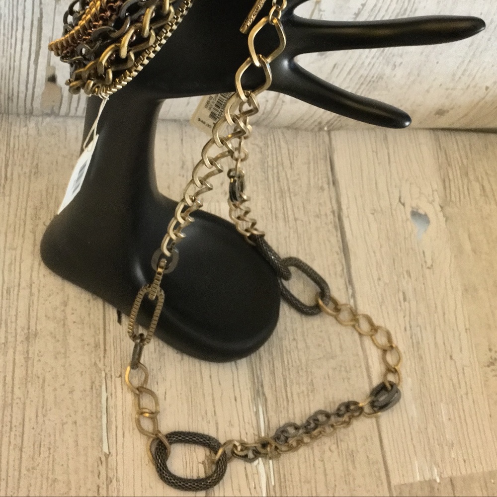 Kenneth Cole New York Multi-Tone Chain Statement N