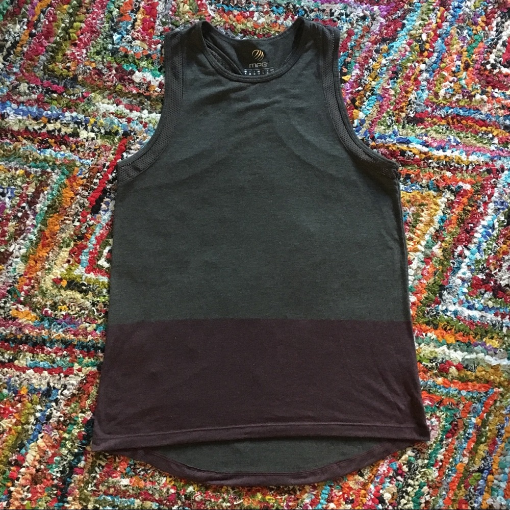 Racerback Color Block Workout Tank