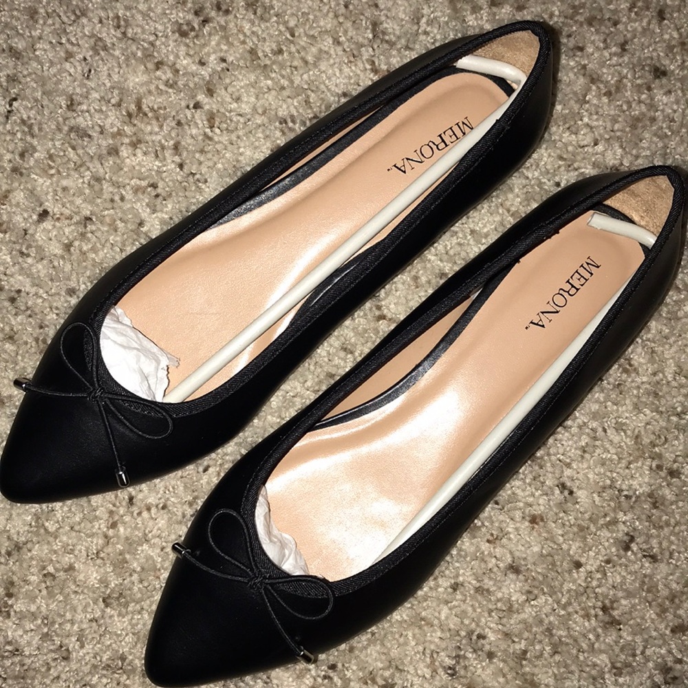 Merona flats with bow
