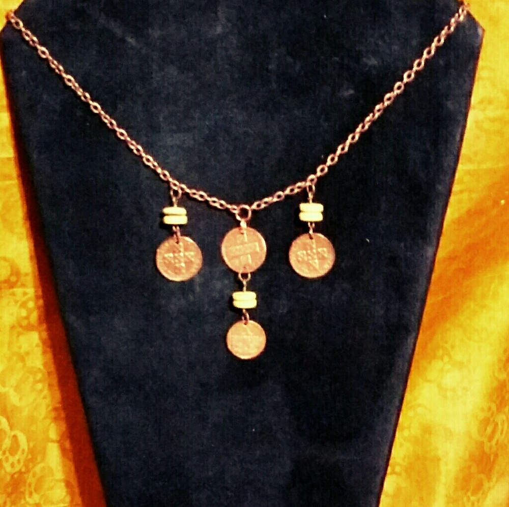 Vintage Portugal Coin Necklace