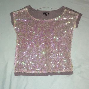 Sparkly dressy going out top