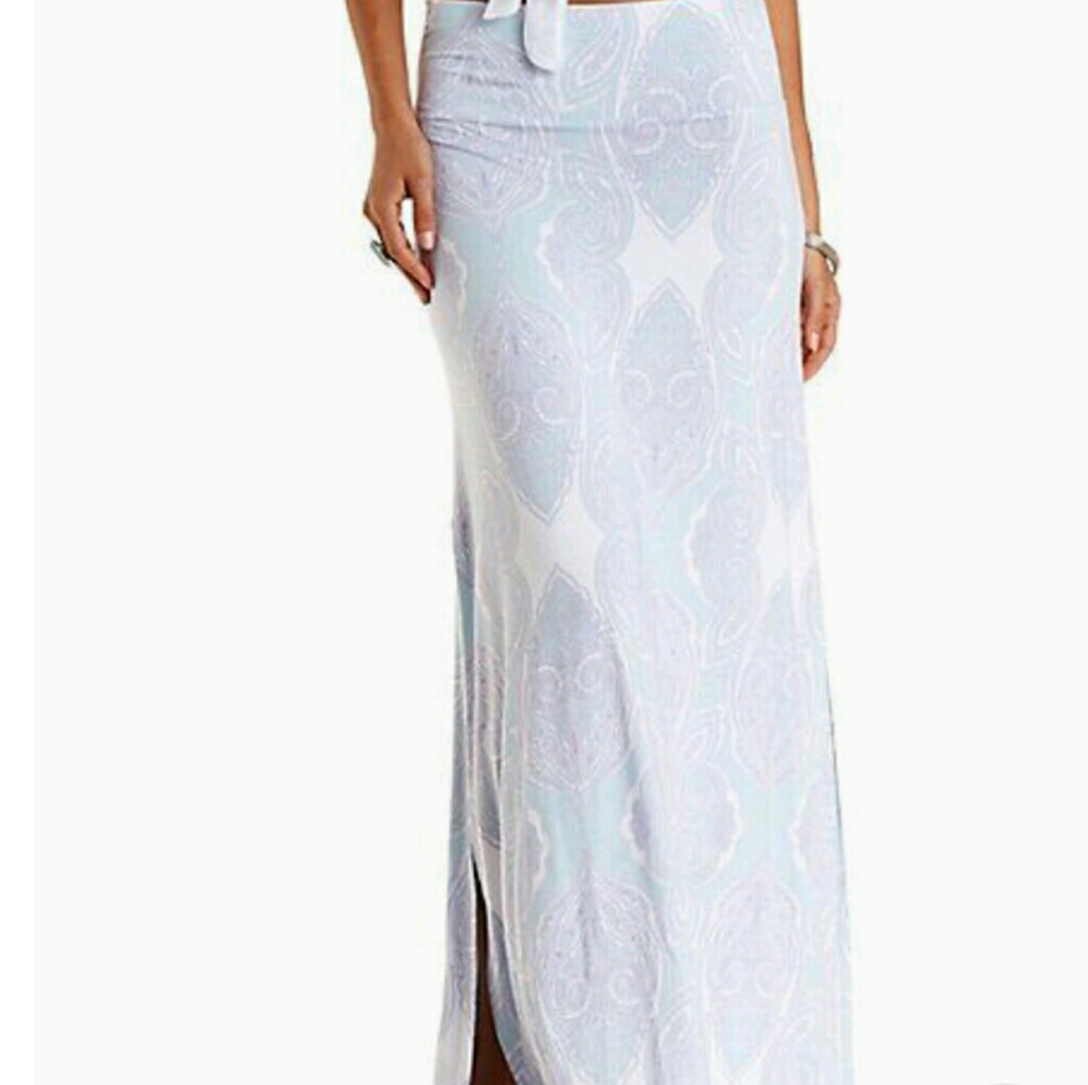 Charlotte Russe Paisley Maxi Skirt