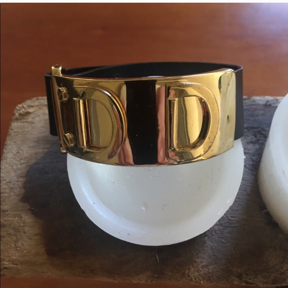 Givenchy gold and black cuff