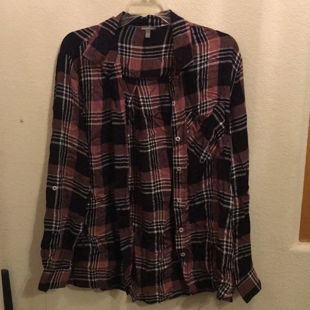 Plaid button up