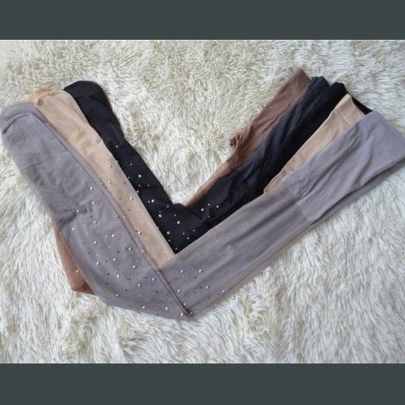 💎 1 pair of rhinestone bling nylons available in various colors 💎 - Picture 3 of 8