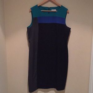 Calvin Klein Color Block Dress