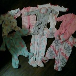 Baby girl sleepers