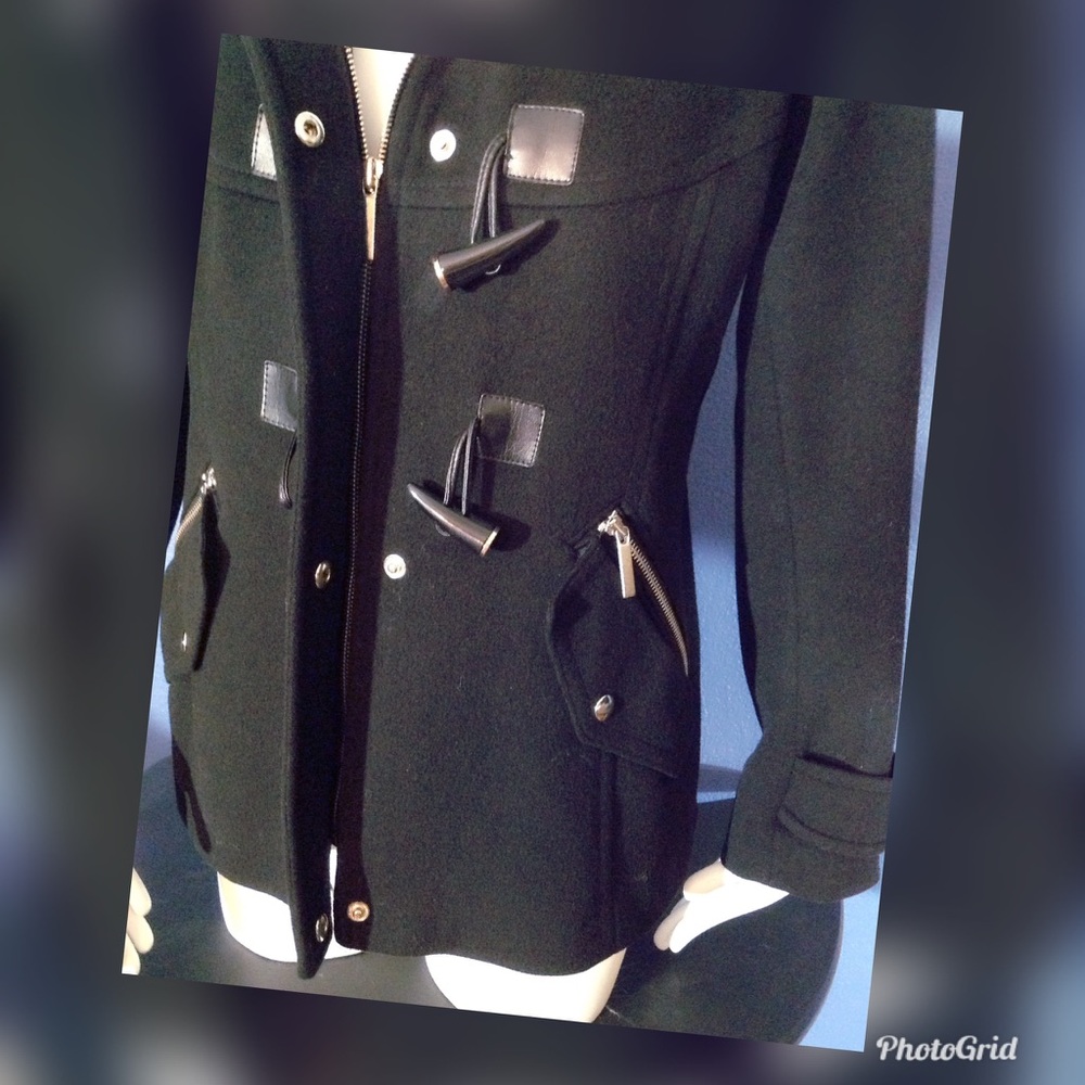 Black Cashmere Wool Blend Coat-Saks Fifth Avenue