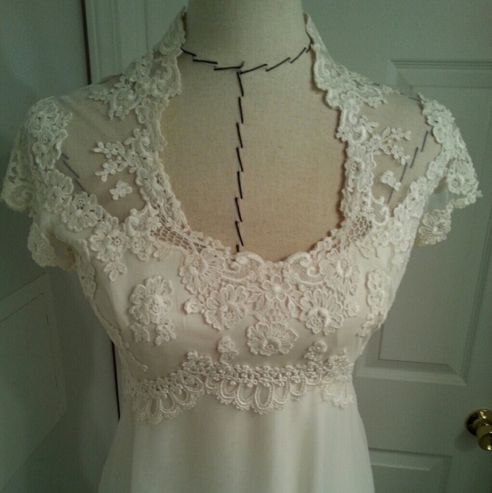 A really beautiful deb or wedding gown.