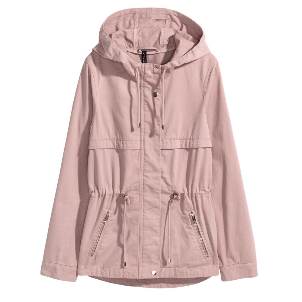h&m blush parka • sm