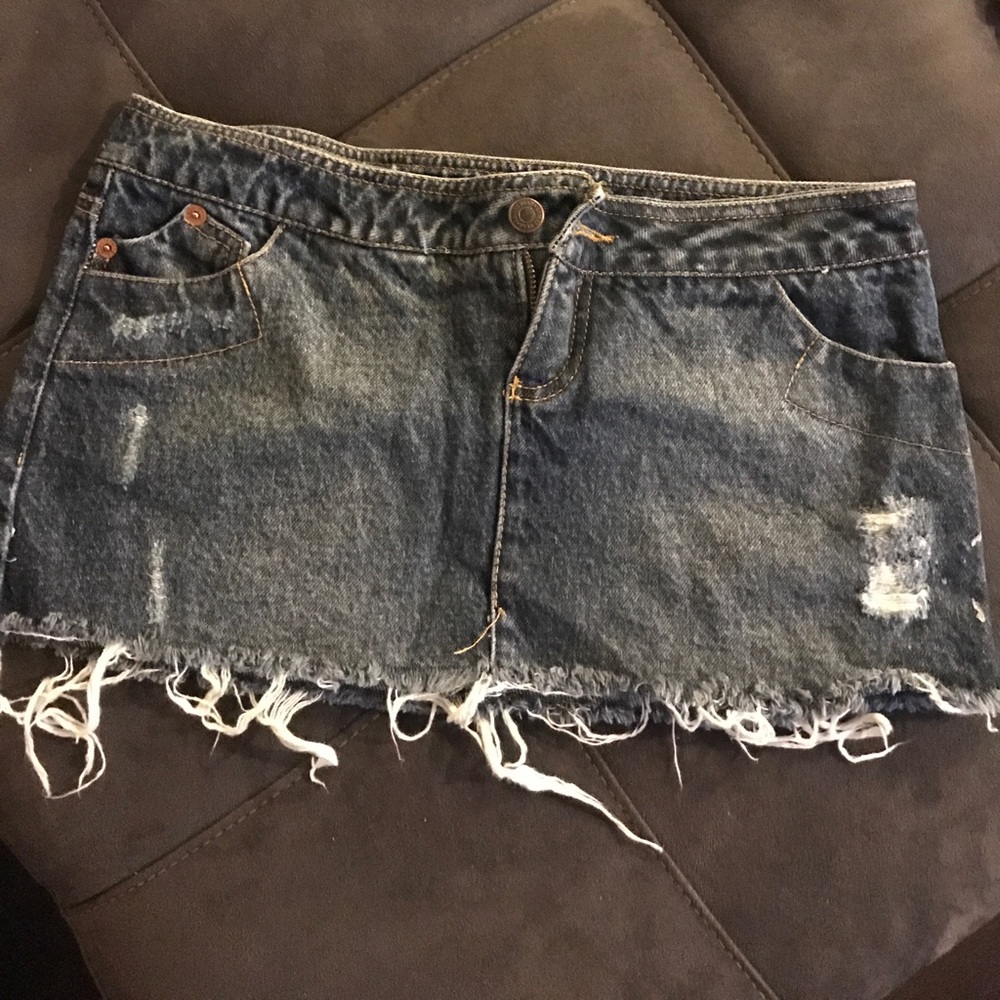 Denim mini skirt 💜💓💜💓