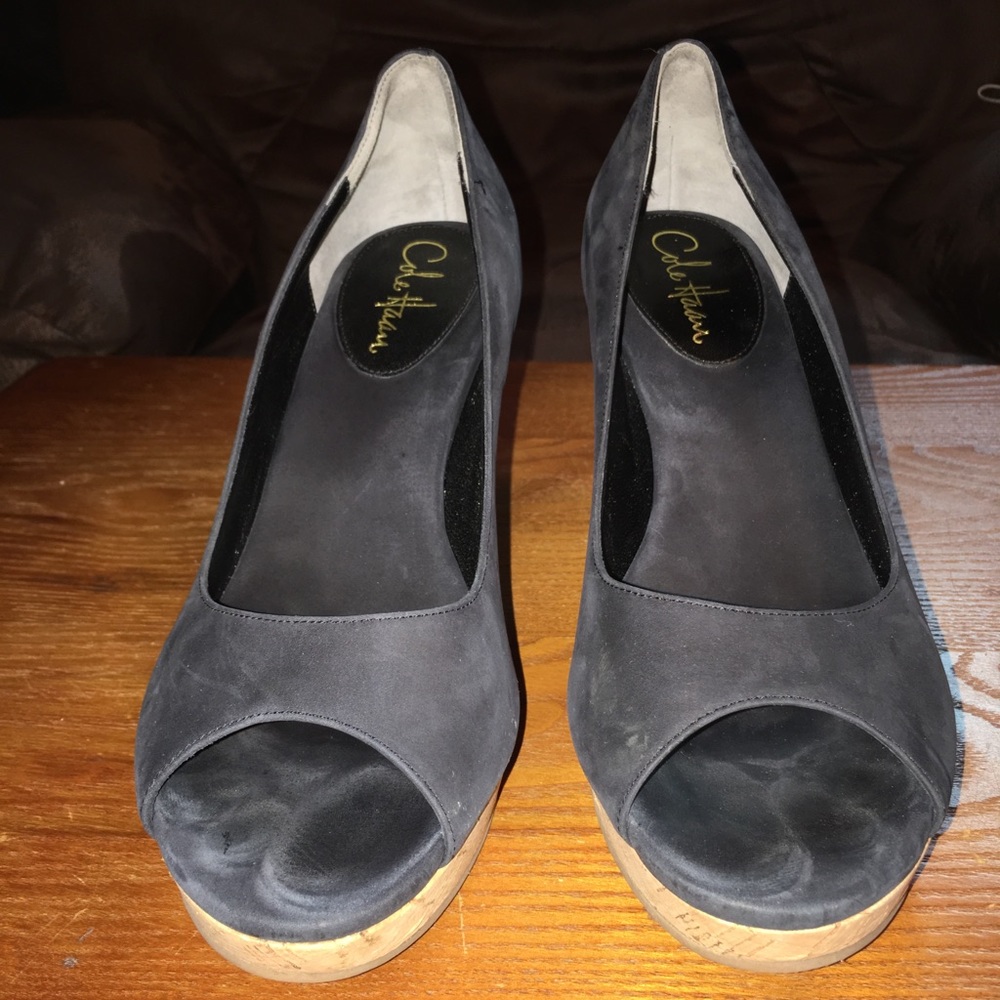 Cole Haan Open Toe Wedge