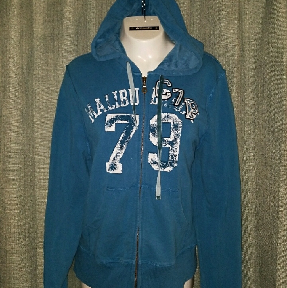 ☆Blue Zip-up Hoodie