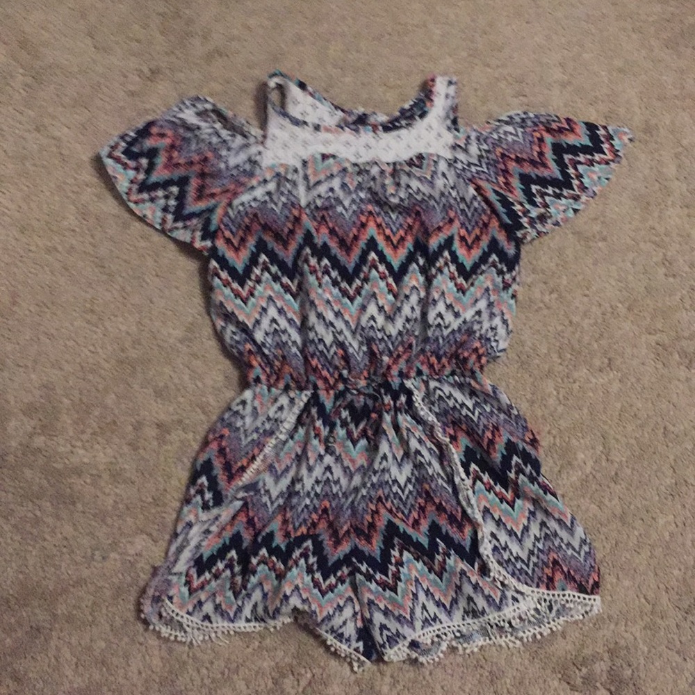 A rainbow jumpsuit