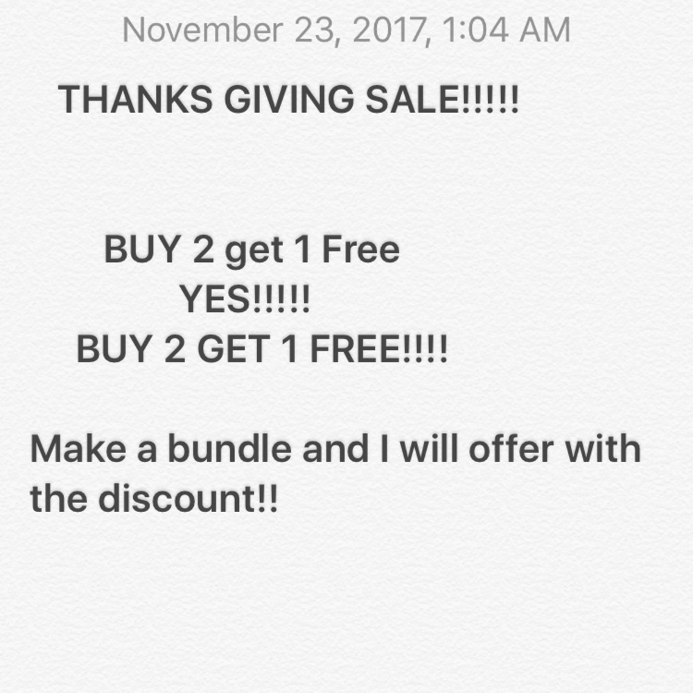 BUY 2 GET 1  FREE!!!