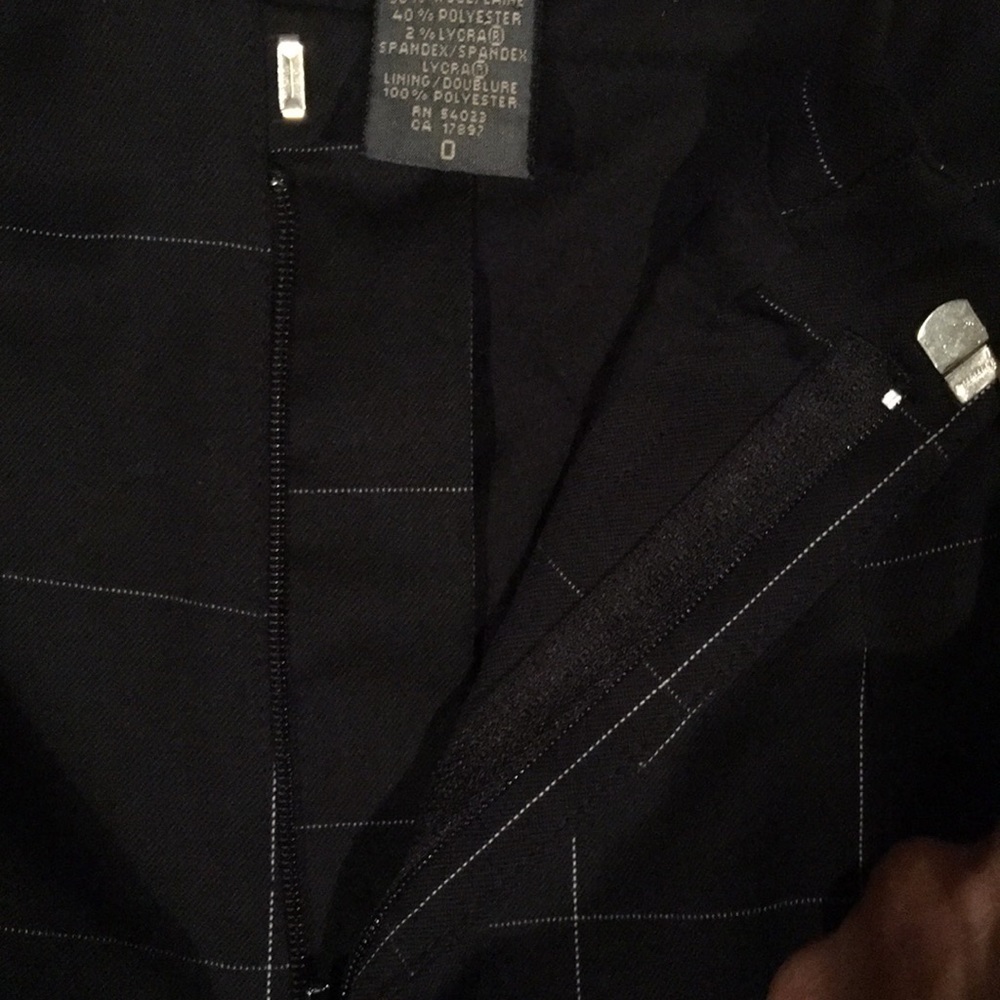 🦇BANANA REPUBLIC Window Pane Pants Size 0 - Picture 6 of 6