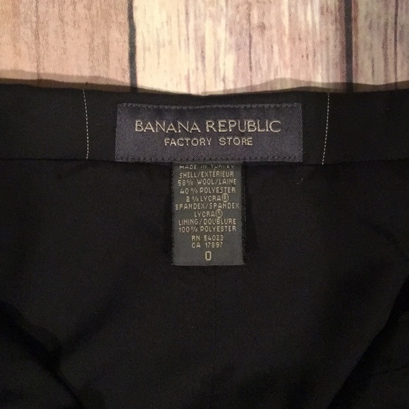 🦇BANANA REPUBLIC Window Pane Pants Size 0 - Picture 3 of 6