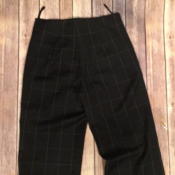 🦇BANANA REPUBLIC Window Pane Pants Size 0 - Picture 4 of 6