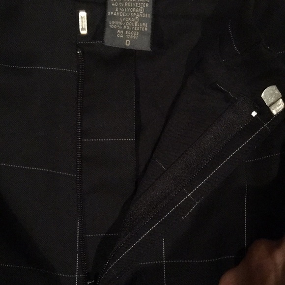 🦇BANANA REPUBLIC Window Pane Pants Size 0 - Picture 6 of 6