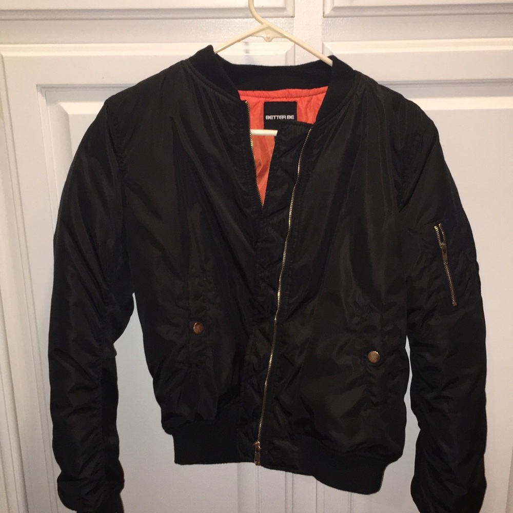 Black bomber jacket!!!
