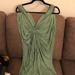 V neck jersey dress Moon Katz