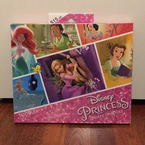 Disney Princess 12 Days of Socks for Christmas
