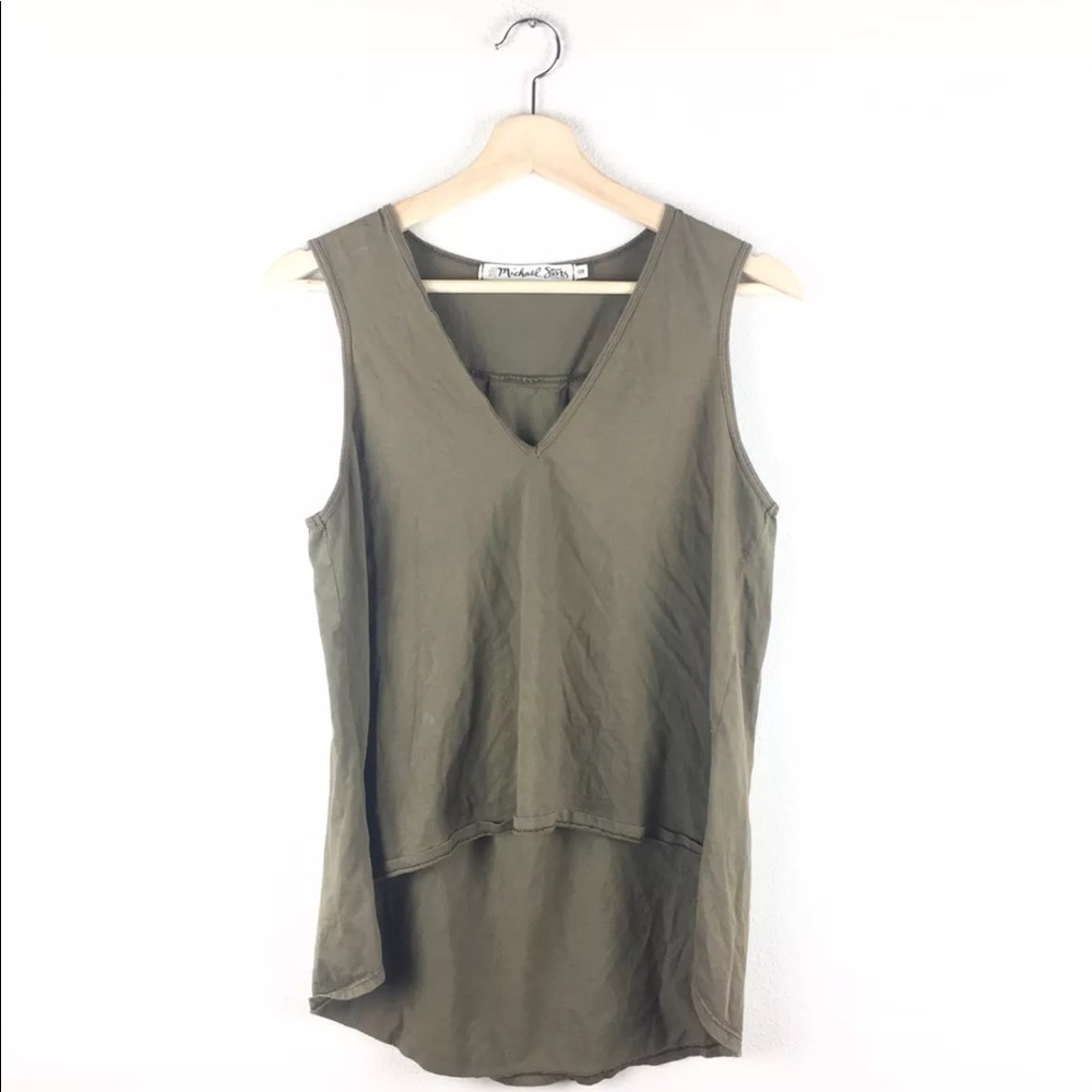 Michael Stars V Neck Tank Top