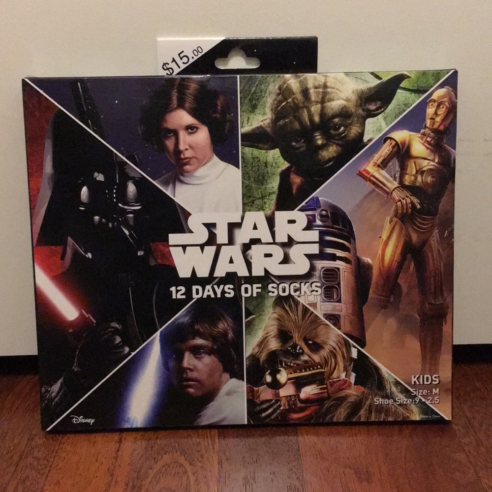 Star Wars 12 Days of Socks for Christmas