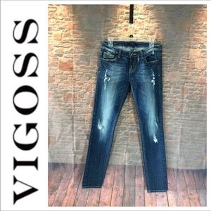Vigoss The Dublin Destroyed Skinny Jean 7/8