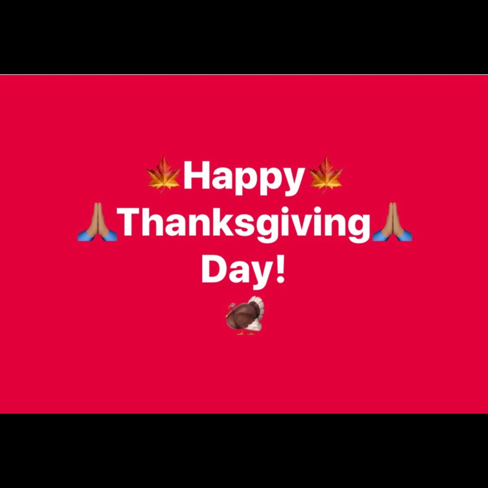 Happy Thanksgiving!!🦃