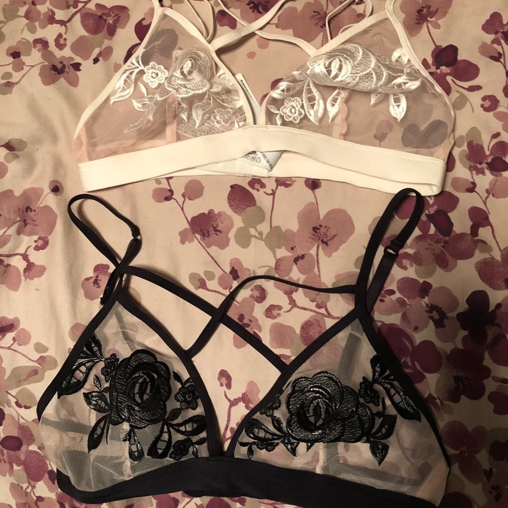 F21 lace bralettes