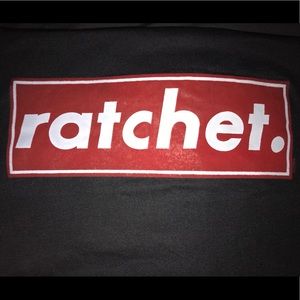 Ratchet racer back tank