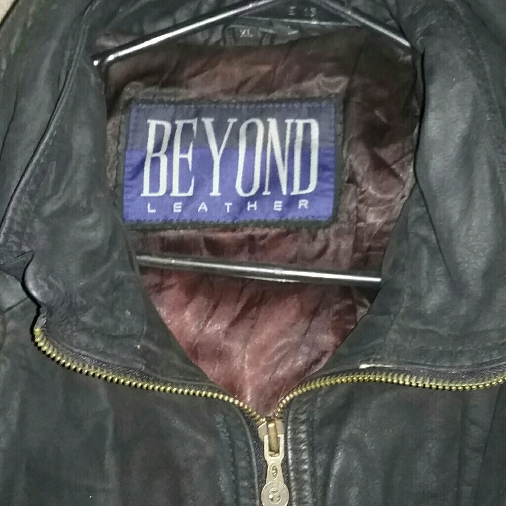 Mens leather jacket