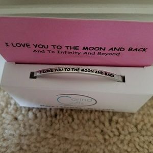Caring Cuff bangle bracelet.  Inspirational
