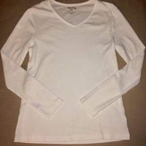 Simple white long sleeve