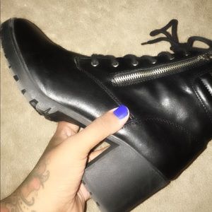 Black Mossimo Heeled Boots