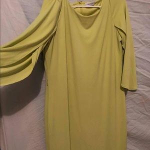 Yellow Calvin Klein dress