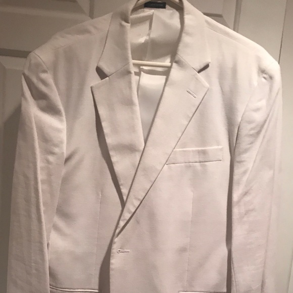 Men’s Dress Jacket White - Picture 1 of 7