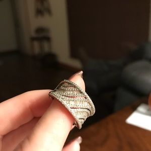 14kt white gold diamond ring 💍