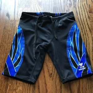 TYR swim jammer swimsuit (size 26?) Tag missing